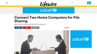 How to Connect Two Computers Through a Network - Lifewire