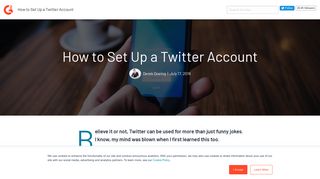 How to Set Up a Twitter Account - G2 Crowd