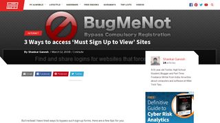 3 Ways to access 'Must Sign Up to View' Sites - MakeUseOf