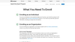 Before You Enroll - Apple Developer Program - Apple Developer