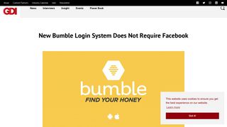 New Bumble Login System Does Not Require Facebook - Global ...