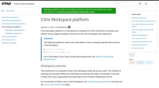 Citrix Workspace platform - Citrix Docs