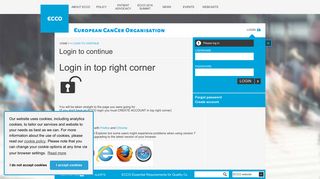 Login to continue - ECCO - European CanCer Organisation