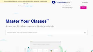 Course Hero: Master Your Classes™