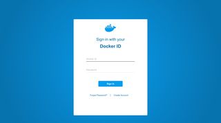 Log in to Docker - Docker Cloud