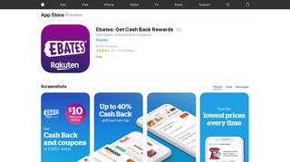 Ebates: Get Cash Back Rewards on the App Store - iTunes - Apple