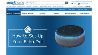 Effortless Guide to Echo Dot Setup | Smarthome.com