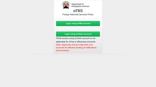Kenya Foreign Nationals Service Portal - eFNS