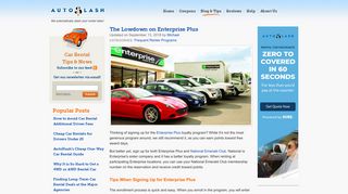 The Lowdown on Enterprise Plus | AutoSlash | Car Rental Tips