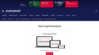 WatchWatch Eurosport