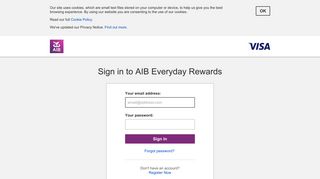 Sign in - AIB Everyday Rewards