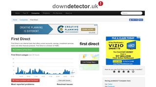 First Direct down? Current outages and problems | Downdetector