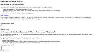 Login and Technical Support - FPL.com