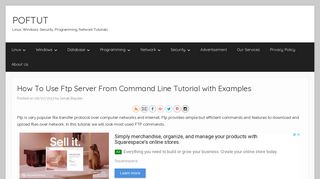 How To Use Ftp Server From Command Line Tutorial with Examples ...