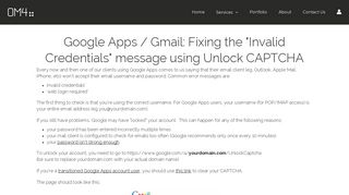 Google Apps / Gmail: Fixing the 