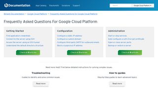 Frequently Asked Questions for Google Cloud Platform