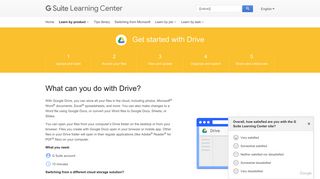 Google Drive: Get Started | Learning Center | G Suite