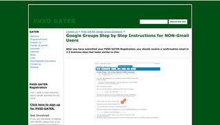 Google Groups Step by Step Instructions for NON-Gmail Users - PVSD ...