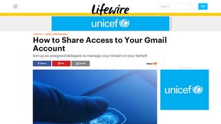 How to Grant Access to Your Gmail Account - Lifewire