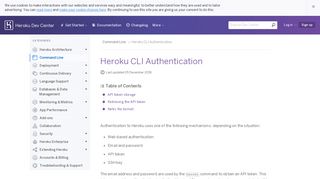 Heroku CLI Authentication | Heroku Dev Center