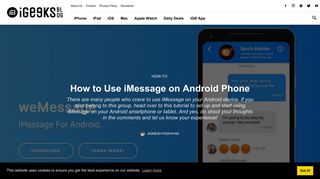 How to Use iMessage on Android Phone - iGeeksBlog.com