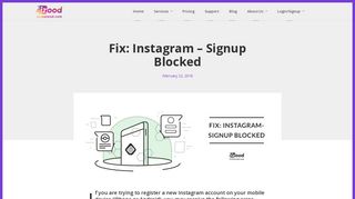 Fix: Instagram – Signup Blocked | Instazood