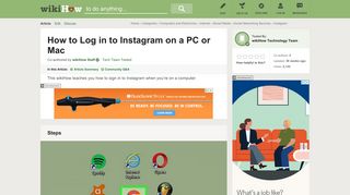 How to Log in to Instagram on a PC or Mac: 4 Steps (with Pictures)