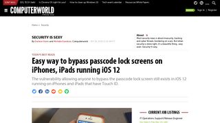 How to bypass passcode lock screens on iPhones and iPads using ...