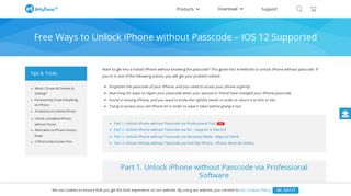 Free Ways to Unlock iPhone without Passcode - iOS 12 Supported