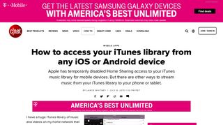 How to access your iTunes library from any iOS or Android device - Cnet
