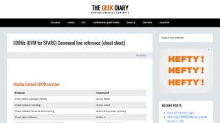 LDOMs (OVM for SPARC) Command line reference [cheat sheet ...