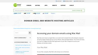 Accessing your domain emails using Mac Mail - Doteasy.com