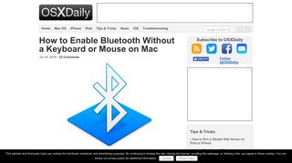 How to Enable Bluetooth Without a Keyboard or Mouse on Mac