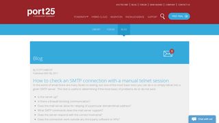 How to check an SMTP connection with a manual telnet session - Port25