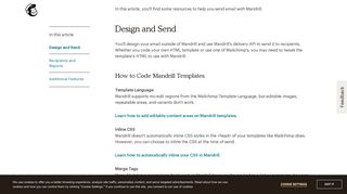 Use Mandrill to Send Email