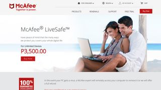 McAfee ® LiveSafe