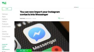 You can now import your Instagram contacts into Messenger ...