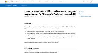 How to associate a Microsoft account to your organization's Microsoft ...