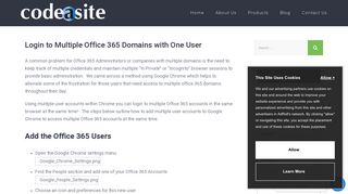 Login to Multiple Office 365 Domains with One User – Code A Site Blog
