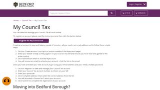My Council Tax · Bedford Borough Council