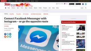 Connect Facebook Messenger with Instagram – or go the opposite ...