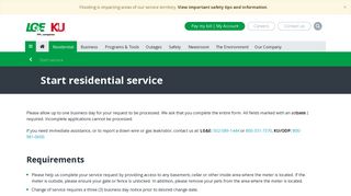 Start residential service | LG&E and KU - LGE-KU.com