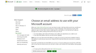 Choose an Email Address to Use with Your Microsoft Account