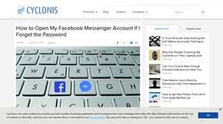 How to Open My Facebook Messenger Account If I Forget the Password