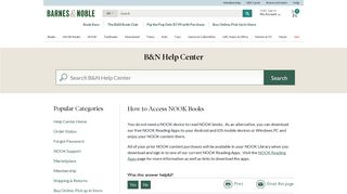 How to Access NOOK Books - Barnes & Noble