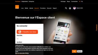 Bienvenue sur l'Espace client | Orange Belgique