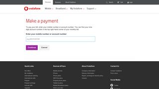 Make a payment | Vodafone Australia - My Vodafone