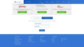 webmail login - Bluehost