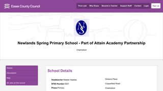 Newlands Spring Primary School - Part of Attain Academy Partnership ...