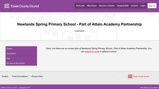 Current Jobs at Newlands Spring Primary School - Part of Attain ...